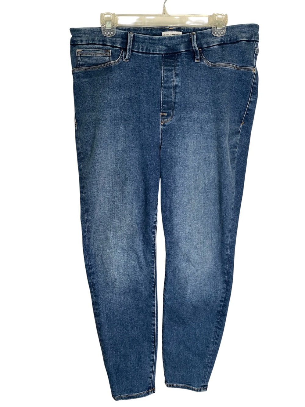 Good American Skinny Jeans in Denim Blue Wash Pull-on Size 20
